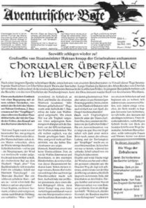 Aventurischer Bote Nr. 55 Das Schwarze Auge Fan-Magazin Zeitrung DSA Der Bote Nr. 55