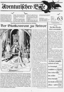 Aventurischer Bote Nr. 63 Das Schwarze Auge Fan-Magazin Zeitrung DSA Der Bote Nr. 63