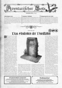 Aventurischer Bote Nr. 208 Das Schwarze Auge Fan-Magazin Zeitrung DSA Der Bote Nr. 208