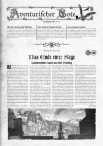 Aventurischer Bote Nr. 210 Das Schwarze Auge Fan-Magazin Zeitrung DSA Der Bote Nr. 210