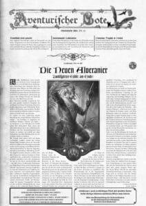 Aventurischer Bote Nr. 212 Das Schwarze Auge Fan-Magazin Zeitrung DSA Der Bote Nr. 212