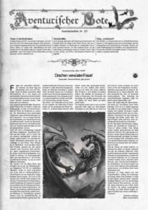 Aventurischer Bote Nr. 231 Das Schwarze Auge Fan-Magazin Zeitrung DSA Der Bote Nr. 231