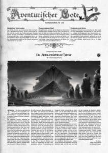 Aventurischer Bote Nr. 232 Das Schwarze Auge Fan-Magazin Zeitrung DSA Der Bote Nr. 232