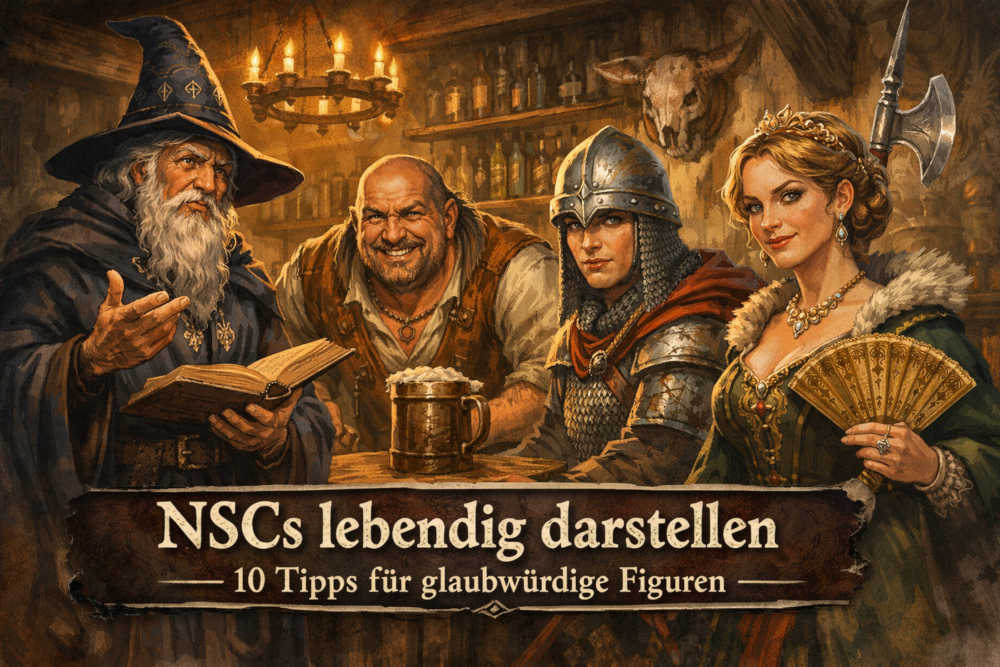 NSCs lebendig darstellen – 10 Tricks für glaubwürdige Figuren DSA Das Schwarze Auge