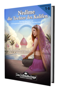 Nedime die Tochter des Kalifen, Madas blaue Augen, DSA-Abenteuer, Soloabenteuer Gruppenabenteuer Das Schwarze Auge