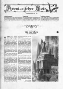 Aventurischer Bote Nr. 238 Das Schwarze Auge Fan-Magazin Zeitrung DSA Der Bote Nr. 238